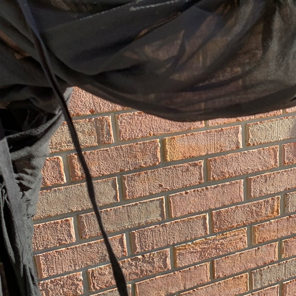 All Saints Spitalfields Black Sheer Bunched Up Dress size 12 NWT - Picture 14 of 14